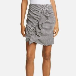 A.L.C | Jupiter Ruffle Houndstooth Skirt